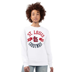 St. Louis Cardinals G-III 4Her by Carl Banks Women's Team Logo Fleece Pullover Sweatshirt - MLB