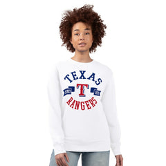 Texas Rangers G-III 4Her by Carl Banks Women's Team Logo Fleece Pullover Sweatshirt - MLB