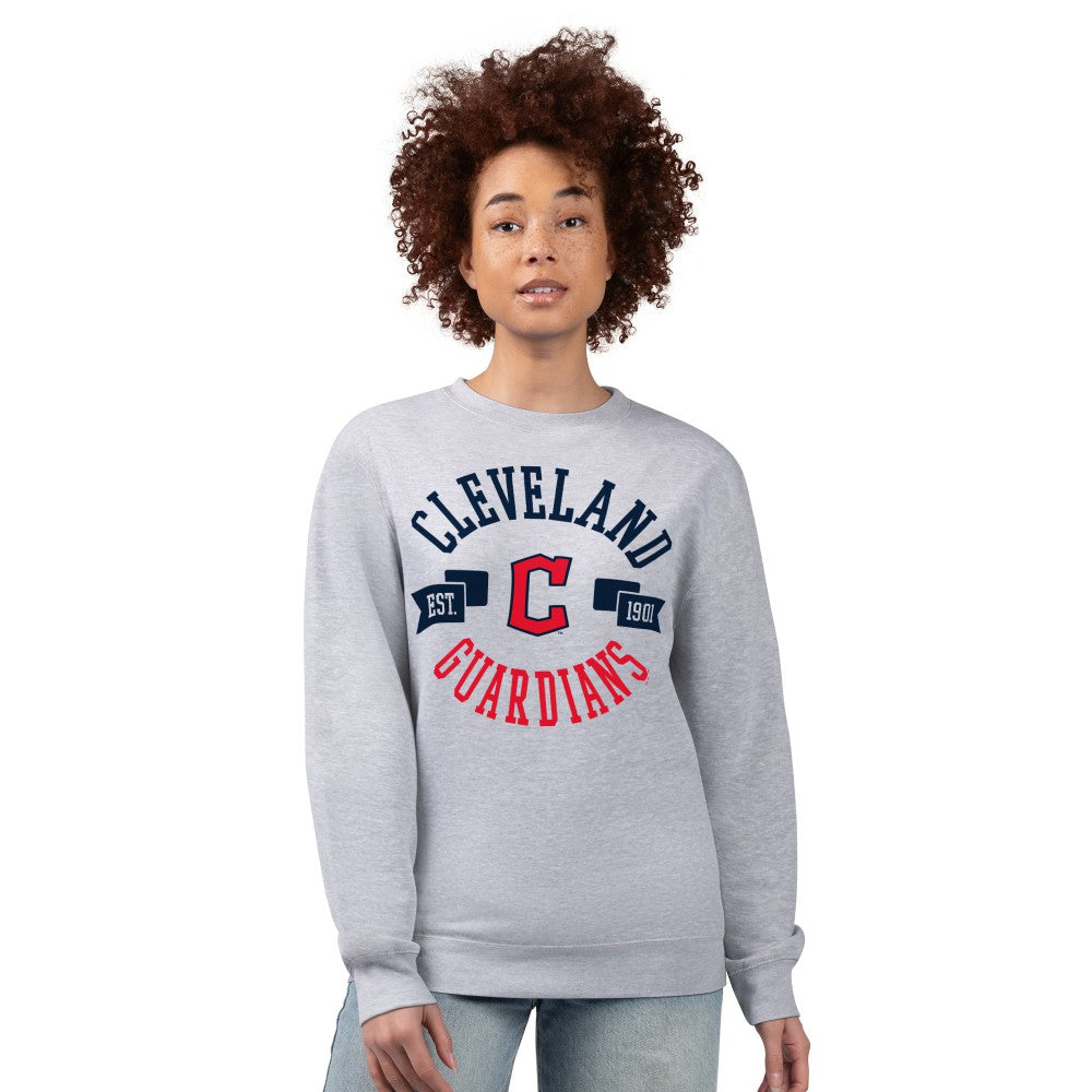 Cleveland Guardians G-III 4Her by Carl Banks Women's Team Logo Fleece Pullover Sweatshirt - MLB