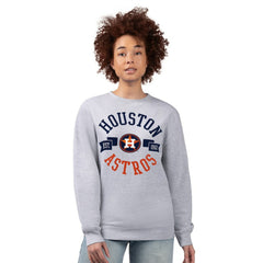 Houston Astros G-III 4Her by Carl Banks Women's Team Logo Fleece Pullover Sweatshirt - MLB