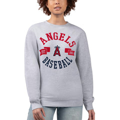 Los Angeles Angels G-III 4Her by Carl Banks Women's Team Logo Fleece Pullover Sweatshirt - MLB