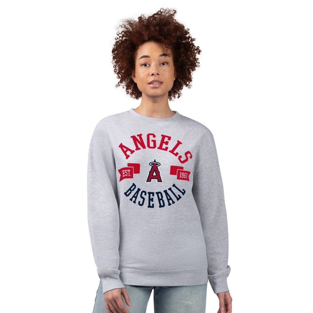 Los Angeles Angels G-III 4Her by Carl Banks Women's Team Logo Fleece Pullover Sweatshirt - MLB