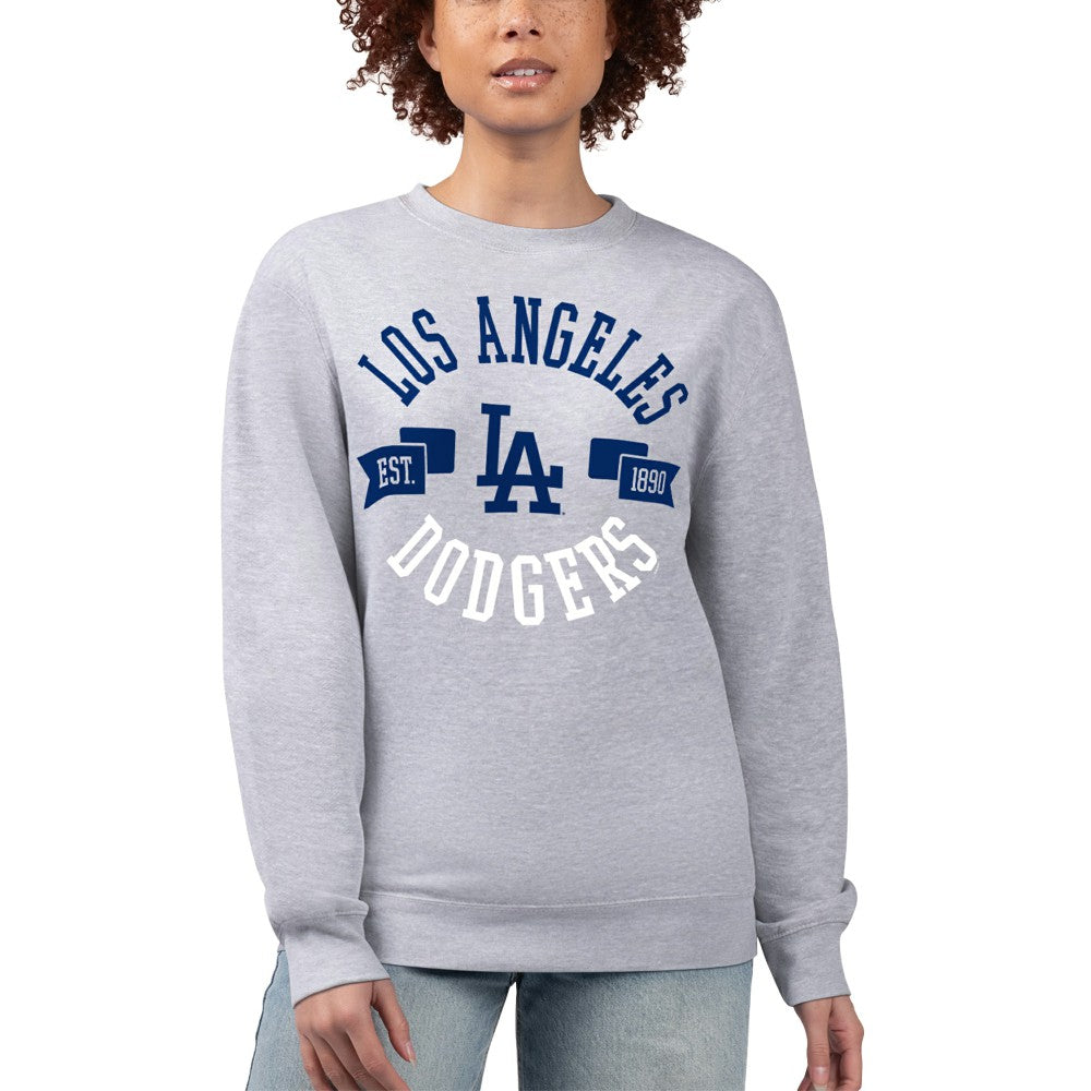 Los Angeles Dodgers G-III 4Her by Carl Banks Women's Team Logo Fleece Pullover Sweatshirt - MLB