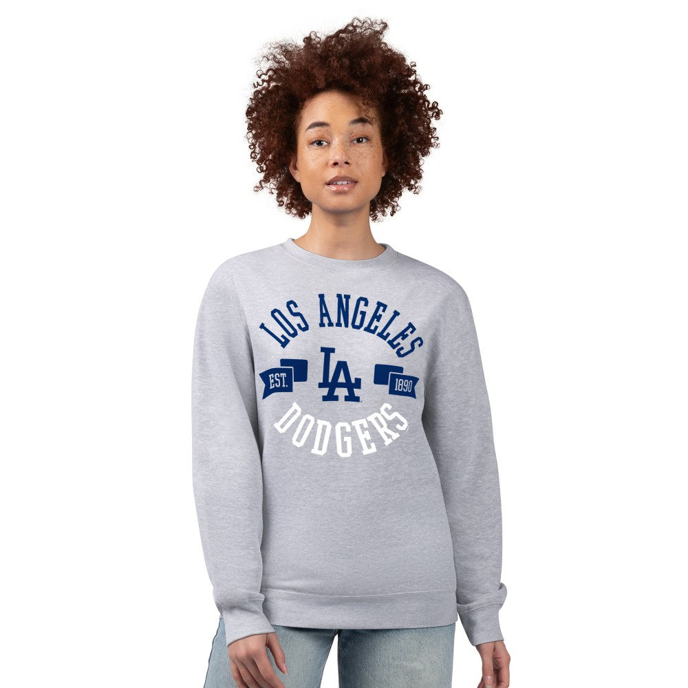 Los Angeles Dodgers G-III 4Her by Carl Banks Women's Team Logo Fleece Pullover Sweatshirt - MLB
