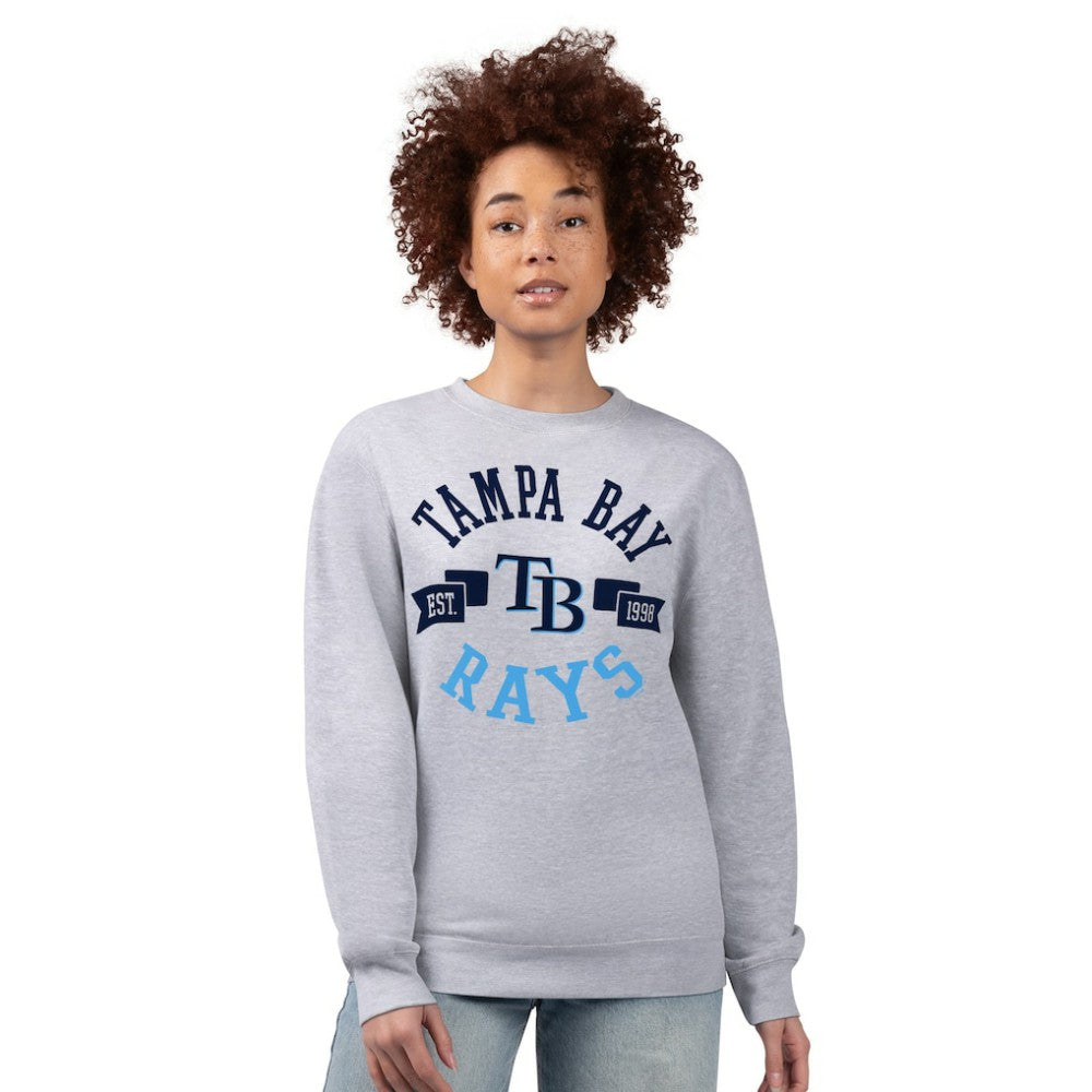 Tampa Bay Rays G-III 4Her by Carl Banks Women's Team Logo Fleece Pullover Sweatshirt - MLB
