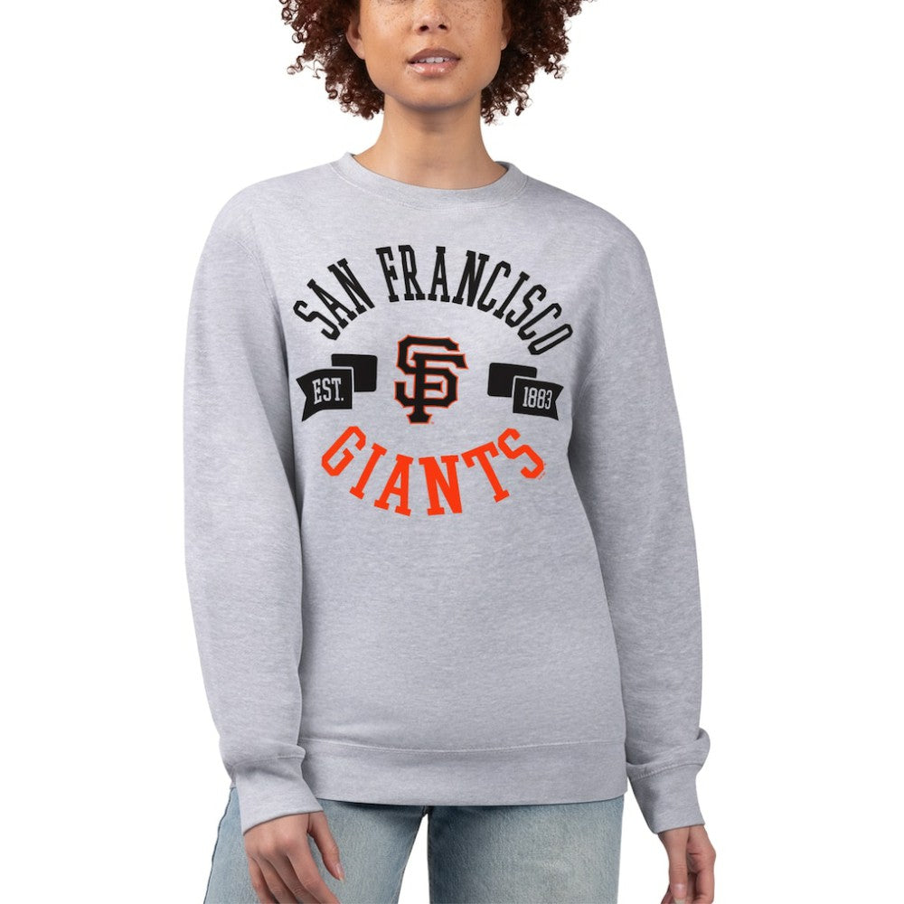San Francisco Giants G-III 4Her by Carl Banks Women's Team Logo Fleece Pullover Sweatshirt - MLB