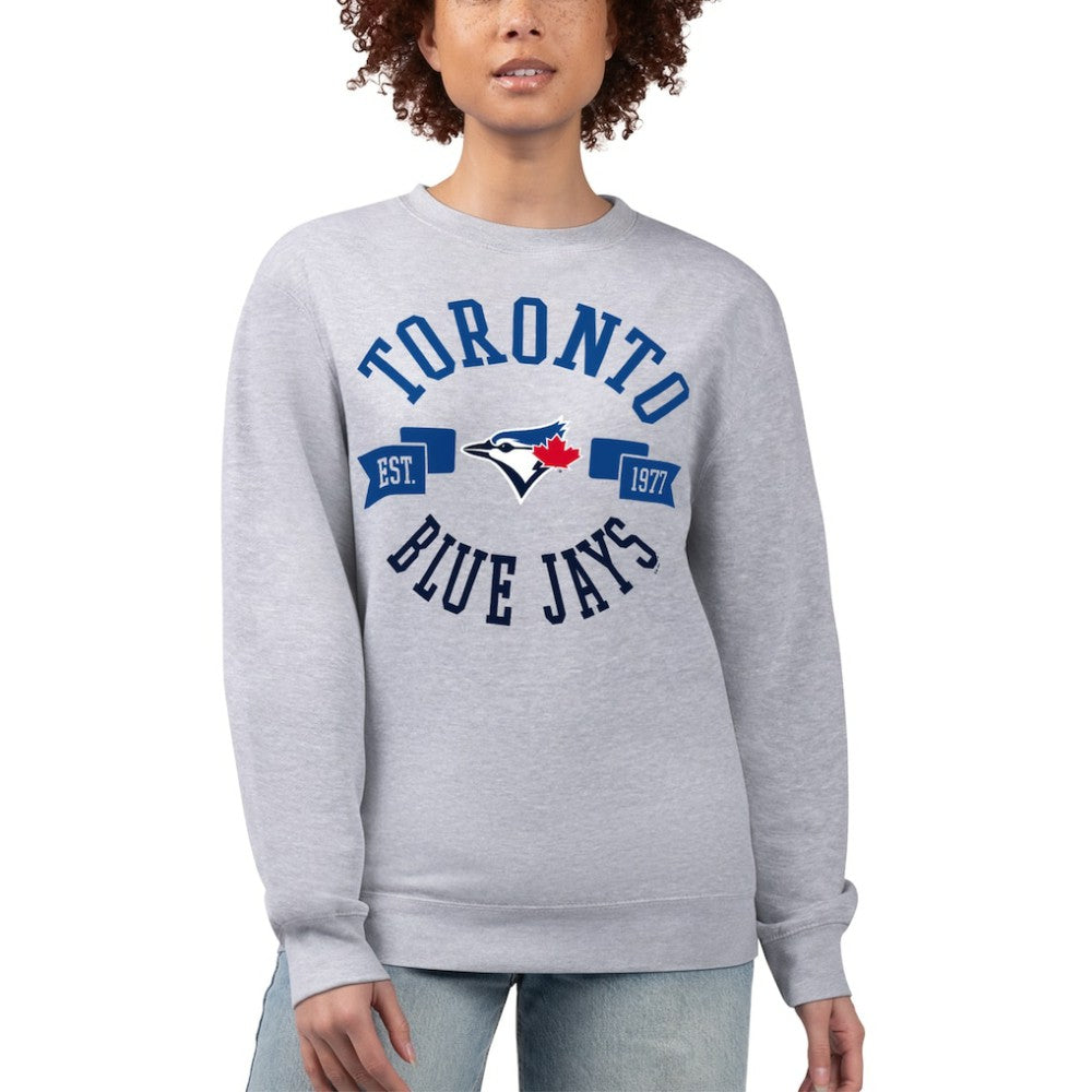Toronto Blue Jays G-III 4Her by Carl Banks Women's Team Logo Fleece Pullover Sweatshirt - MLB