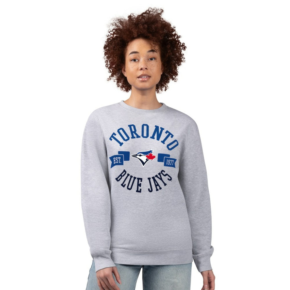 Toronto Blue Jays G-III 4Her by Carl Banks Women's Team Logo Fleece Pullover Sweatshirt - MLB