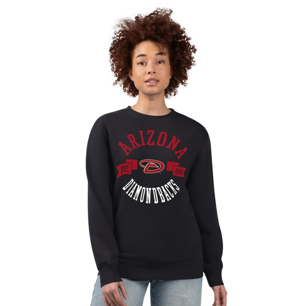 Arizona Diamondbacks G-III 4Her by Carl Banks Women's Team Logo Fleece Pullover Sweatshirt - MLB