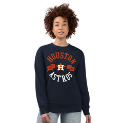 Houston Astros G-III 4Her by Carl Banks Women's Team Logo Fleece Pullover Sweatshirt - MLB
