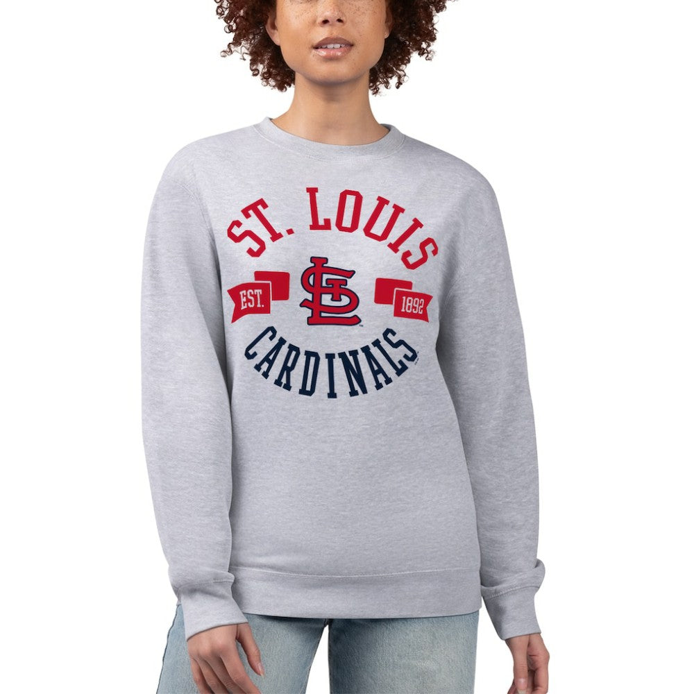 St. Louis Cardinals G-III 4Her by Carl Banks Women's Team Logo Fleece Pullover Sweatshirt - MLB