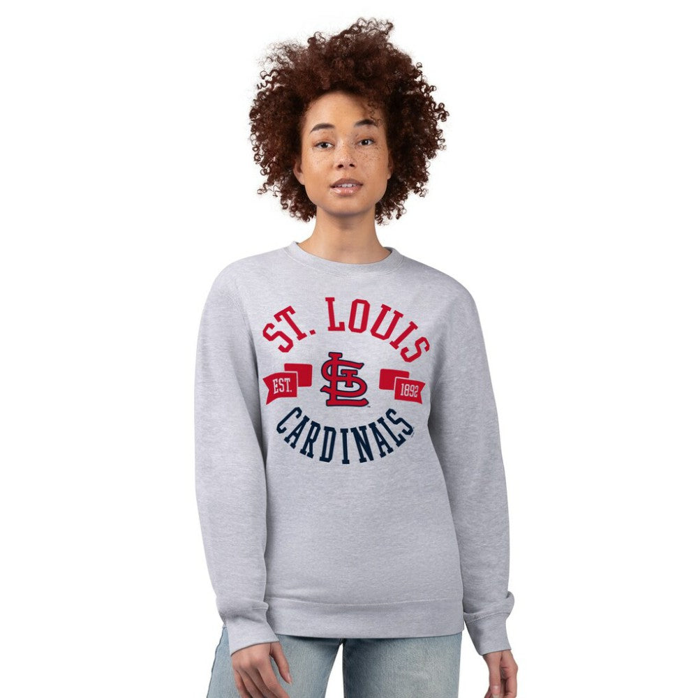 St. Louis Cardinals G-III 4Her by Carl Banks Women's Team Logo Fleece Pullover Sweatshirt - MLB