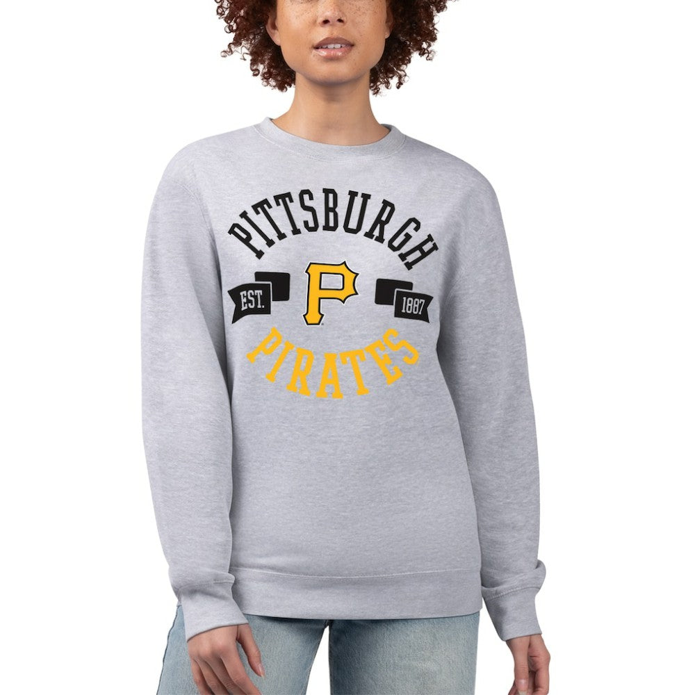 Pittsburgh Pirates G-III 4Her by Carl Banks Women's Team Logo Fleece Pullover Sweatshirt - MLB