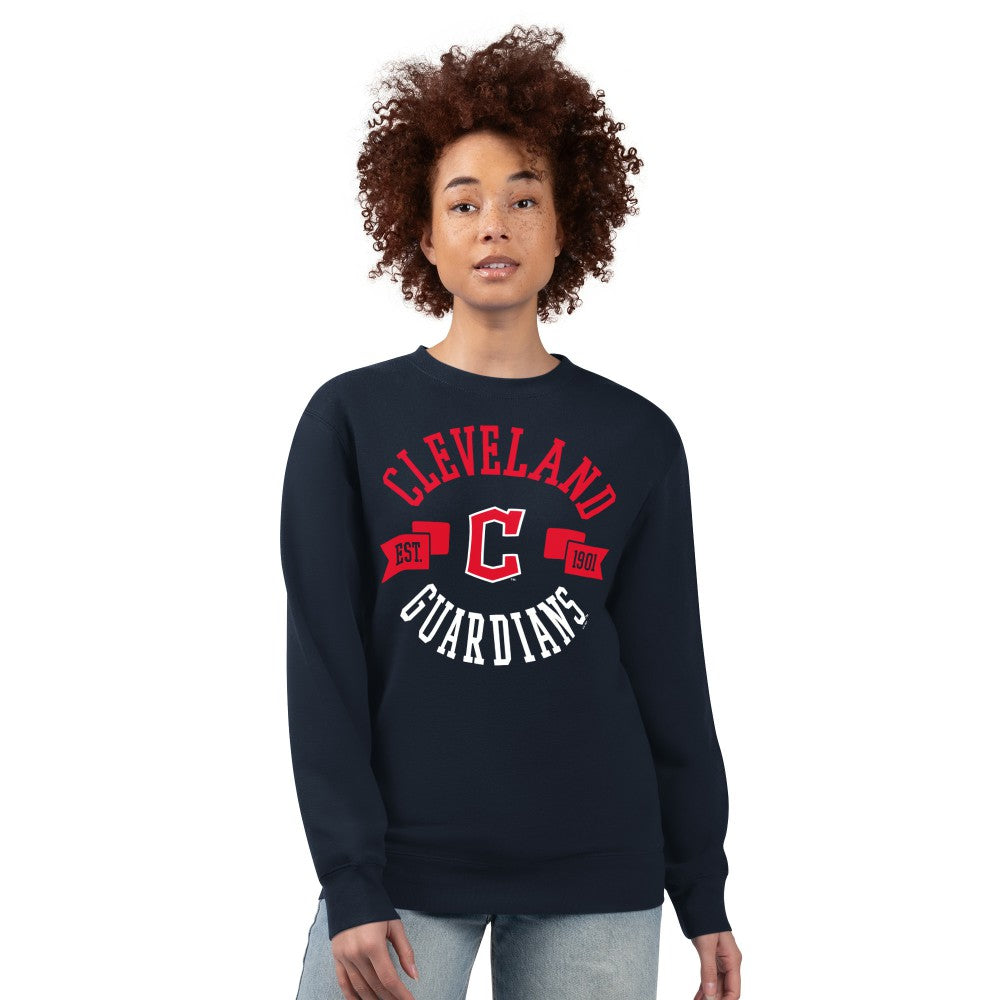Cleveland Guardians G-III 4Her by Carl Banks Women's Team Logo Fleece Pullover Sweatshirt - MLB