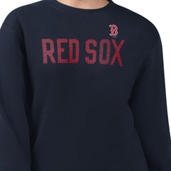 Boston Red Sox G-III 4Her by Carl Banks Women's Dot Print Team Logo Fleece Pullover Sweatshirt - MLB