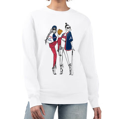 Atlanta Braves G-III 4Her by Carl Banks Women's Baseball Girls Fleece Pullover Sweatshirt - MLB