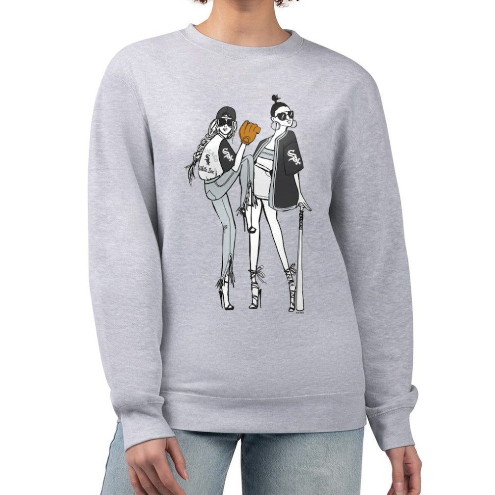 Chicago White Sox G-III 4Her by Carl Banks Women's Baseball Girls Fleece Pullover Sweatshirt - MLB