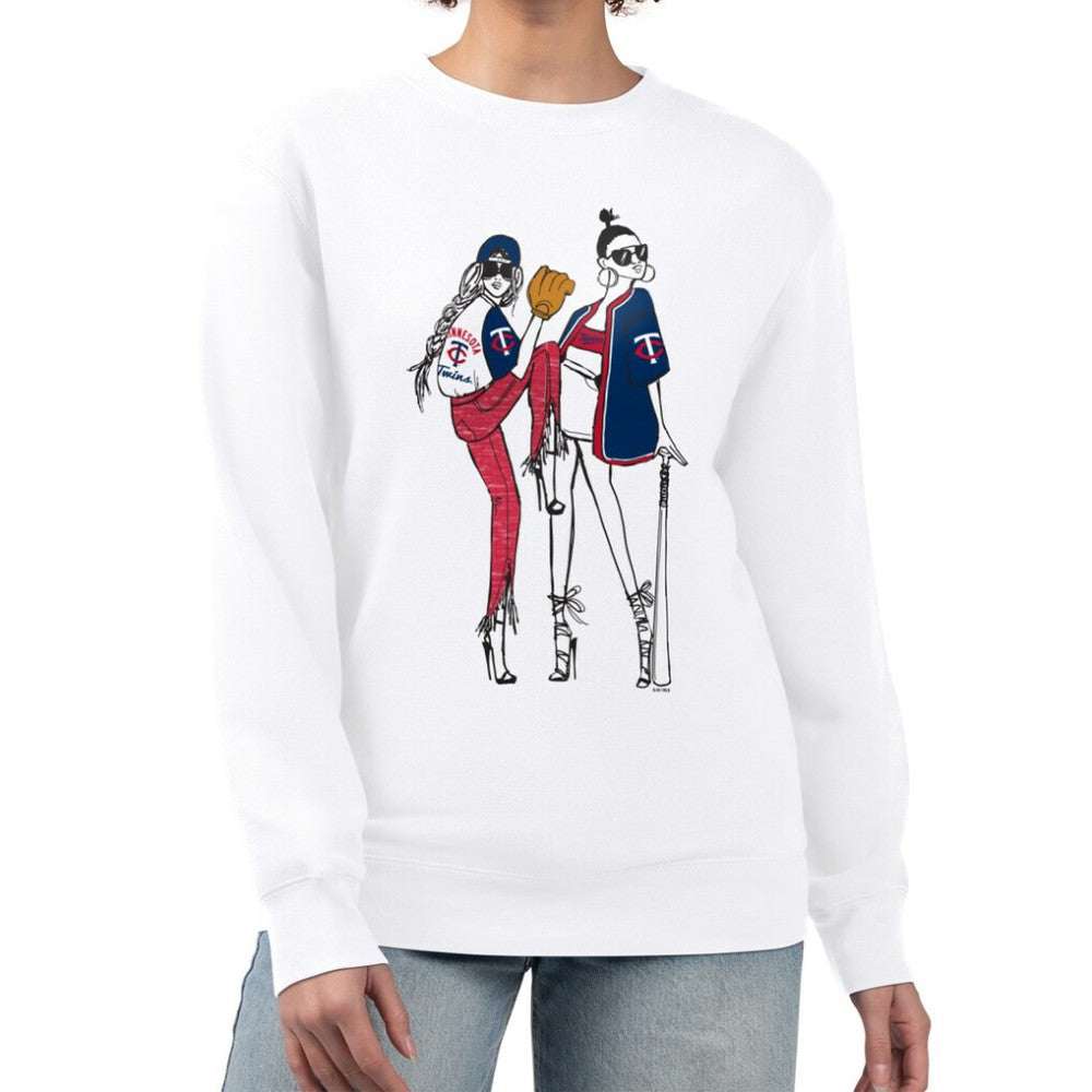 Minnesota Twins G-III 4Her by Carl Banks Women's Baseball Girls Fleece Pullover Sweatshirt - MLB
