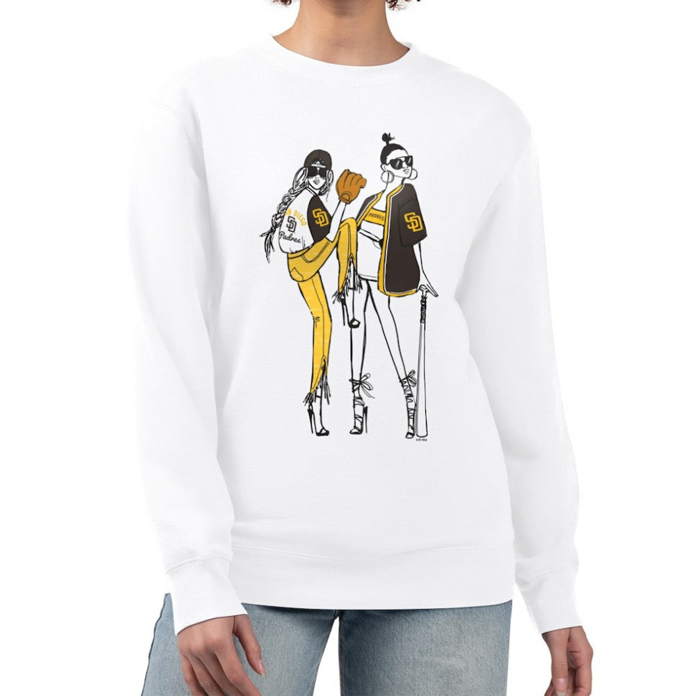 San Diego Padres G-III 4Her by Carl Banks Women's Baseball Girls Fleece Pullover Sweatshirt - MLB