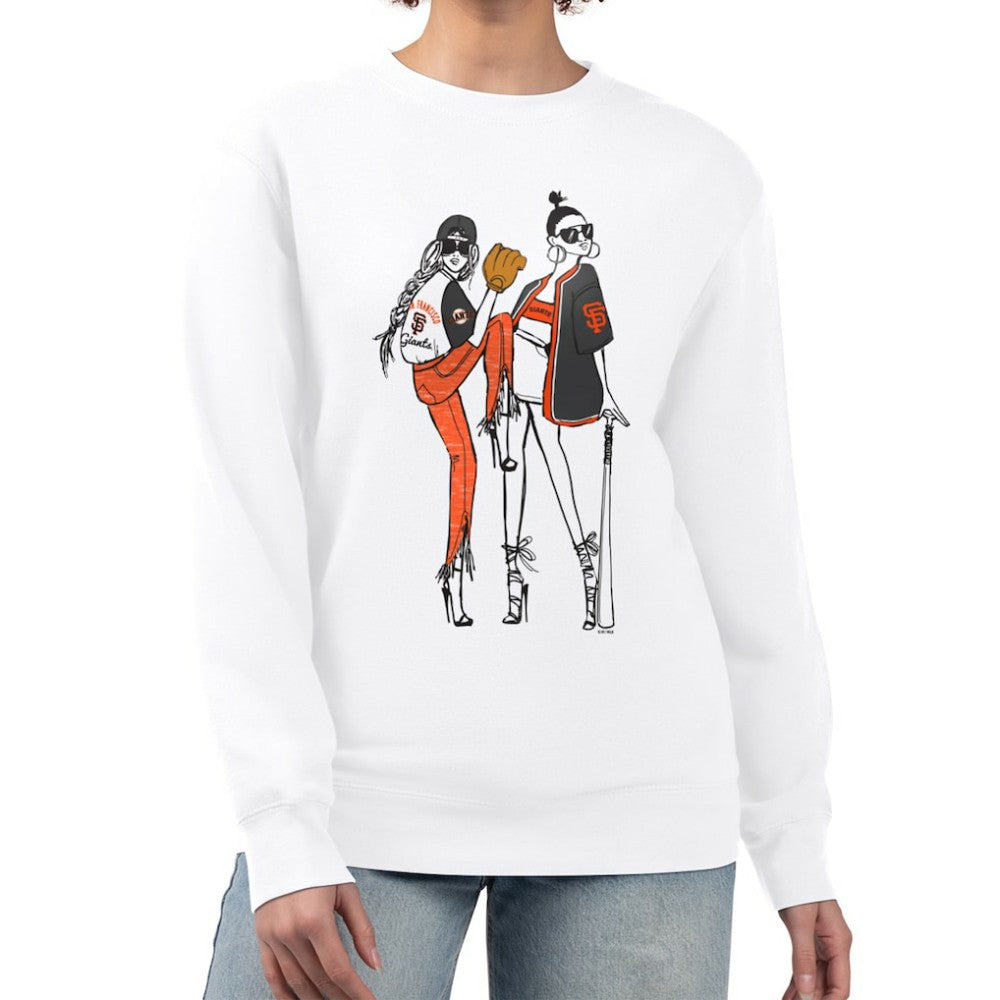 San Francisco Giants G-III 4Her by Carl Banks Women's Baseball Girls Fleece Pullover Sweatshirt - MLB