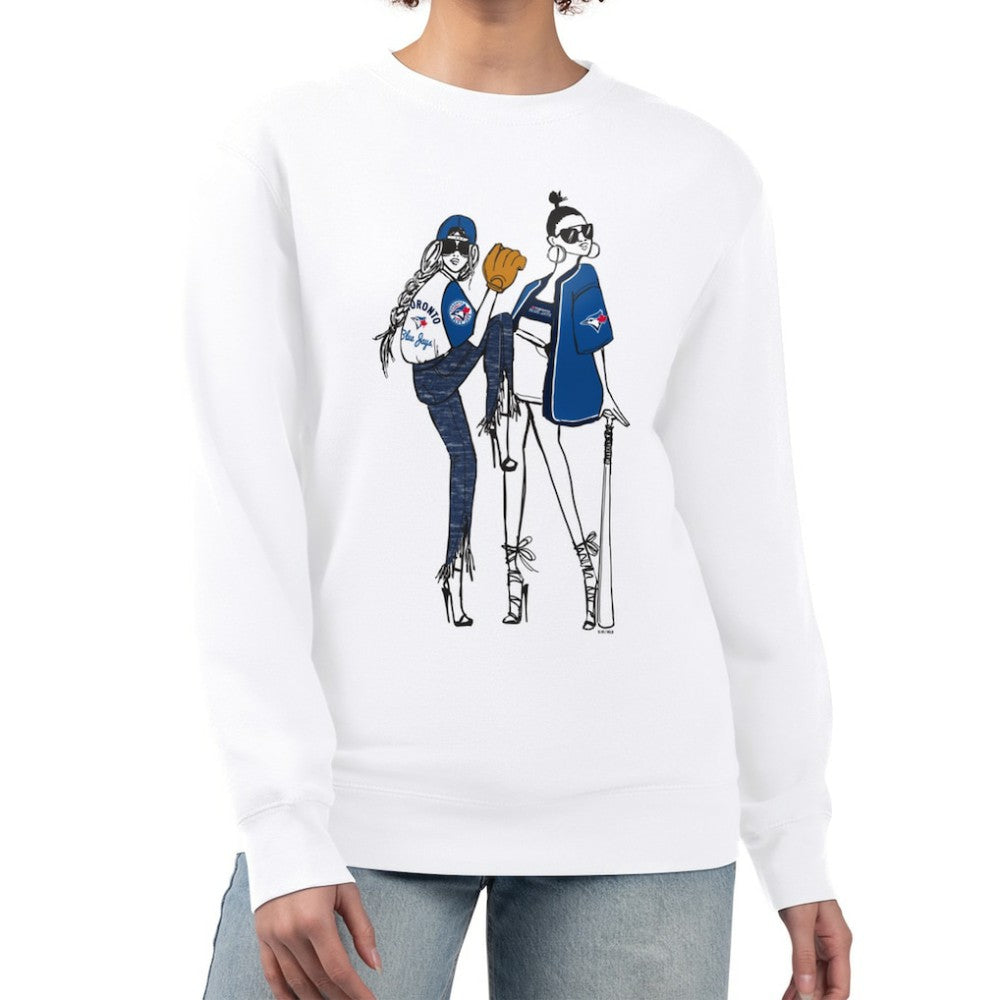 Toronto Blue Jays G-III 4Her by Carl Banks Women's Baseball Girls Fleece Pullover Sweatshirt - MLB