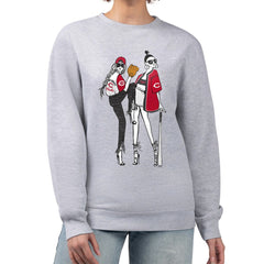 Cincinnati Reds G-III 4Her by Carl Banks Women's Baseball Girls Fleece Pullover Sweatshirt - MLB