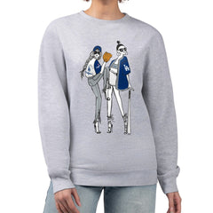 Los Angeles Dodgers G-III 4Her by Carl Banks Women's Baseball Girls Fleece Pullover Sweatshirt - MLB