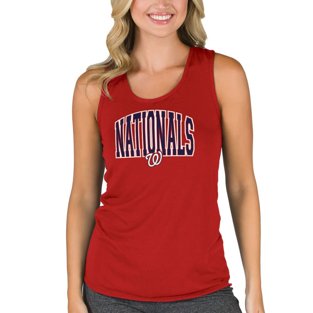 Washington Nationals Concepts Sport Women's Marathon Racerback Tank Top - MLB