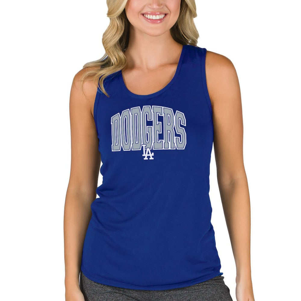 Los Angeles Dodgers Concepts Sport Women's Marathon Racerback Tank Top - MLB