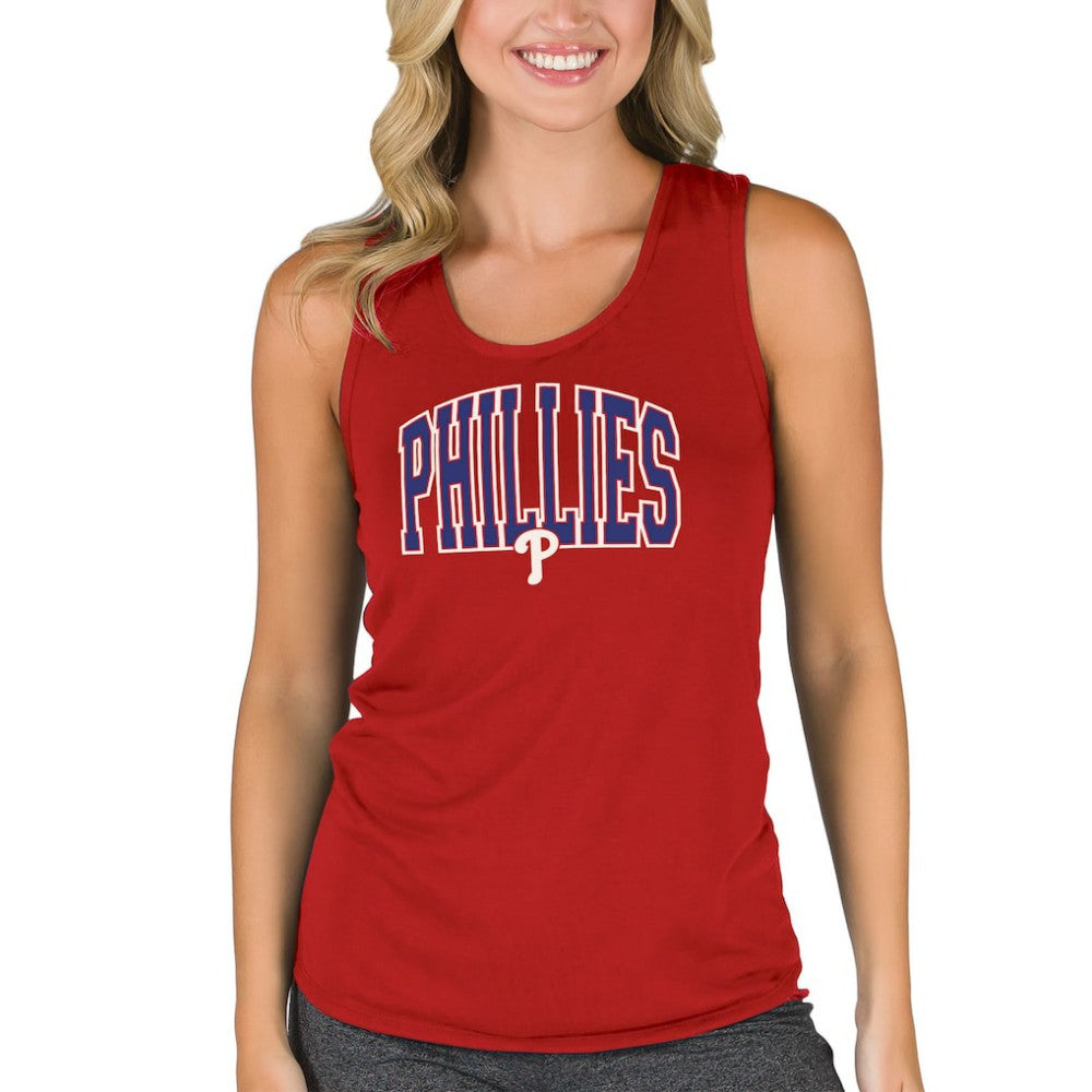 Philadelphia Phillies Concepts Sport Women's Marathon Racerback Tank Top - MLB