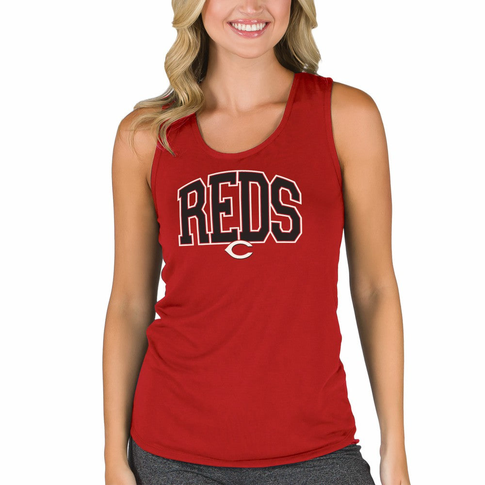 Cincinnati Reds Concepts Sport Women's Marathon Racerback Tank Top - MLB