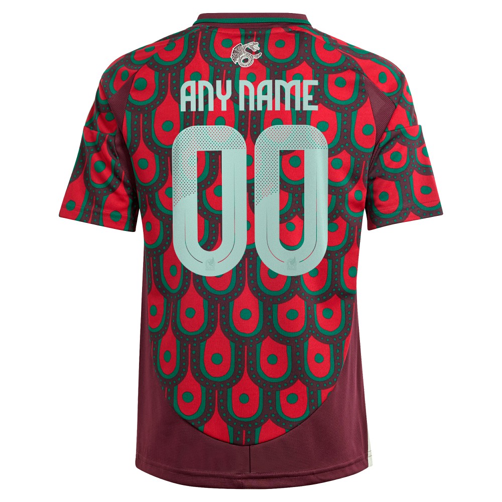 Mexico National Team Youth 2024 Home Replica Custom Jersey Green | Adidas