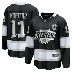 Anze Kopitar Los Angeles Kings Fanatics Home Premier Breakaway Player Jersey - Black - NHL