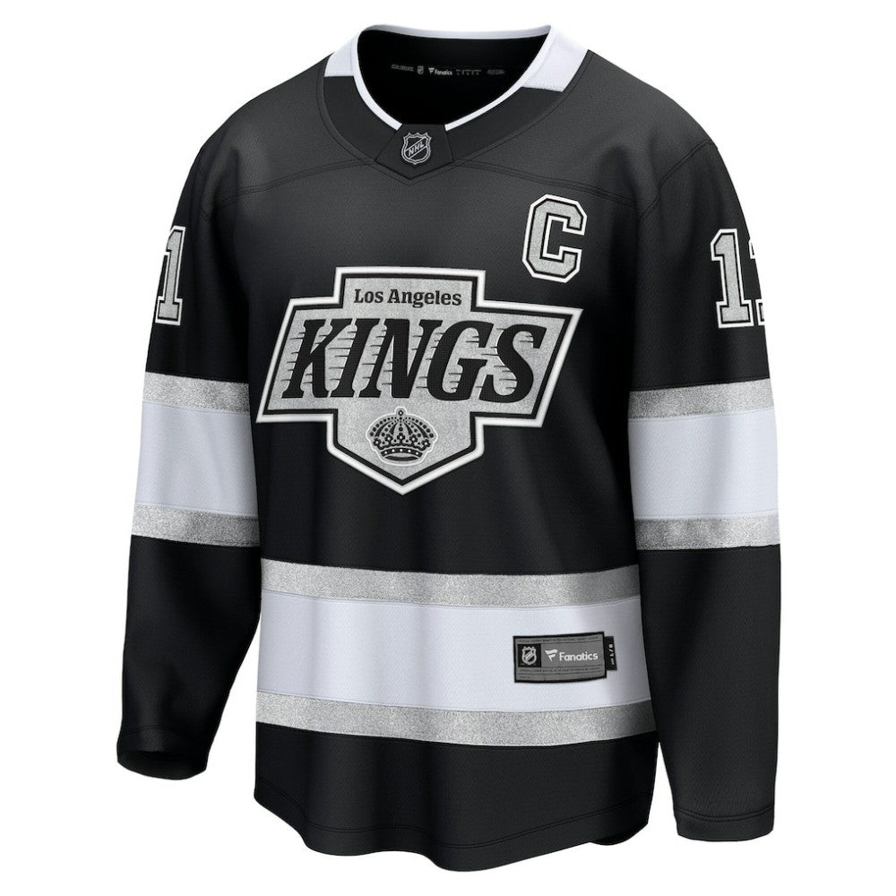 Anze Kopitar Los Angeles Kings Fanatics Home Premier Breakaway Player Jersey - Black - NHL