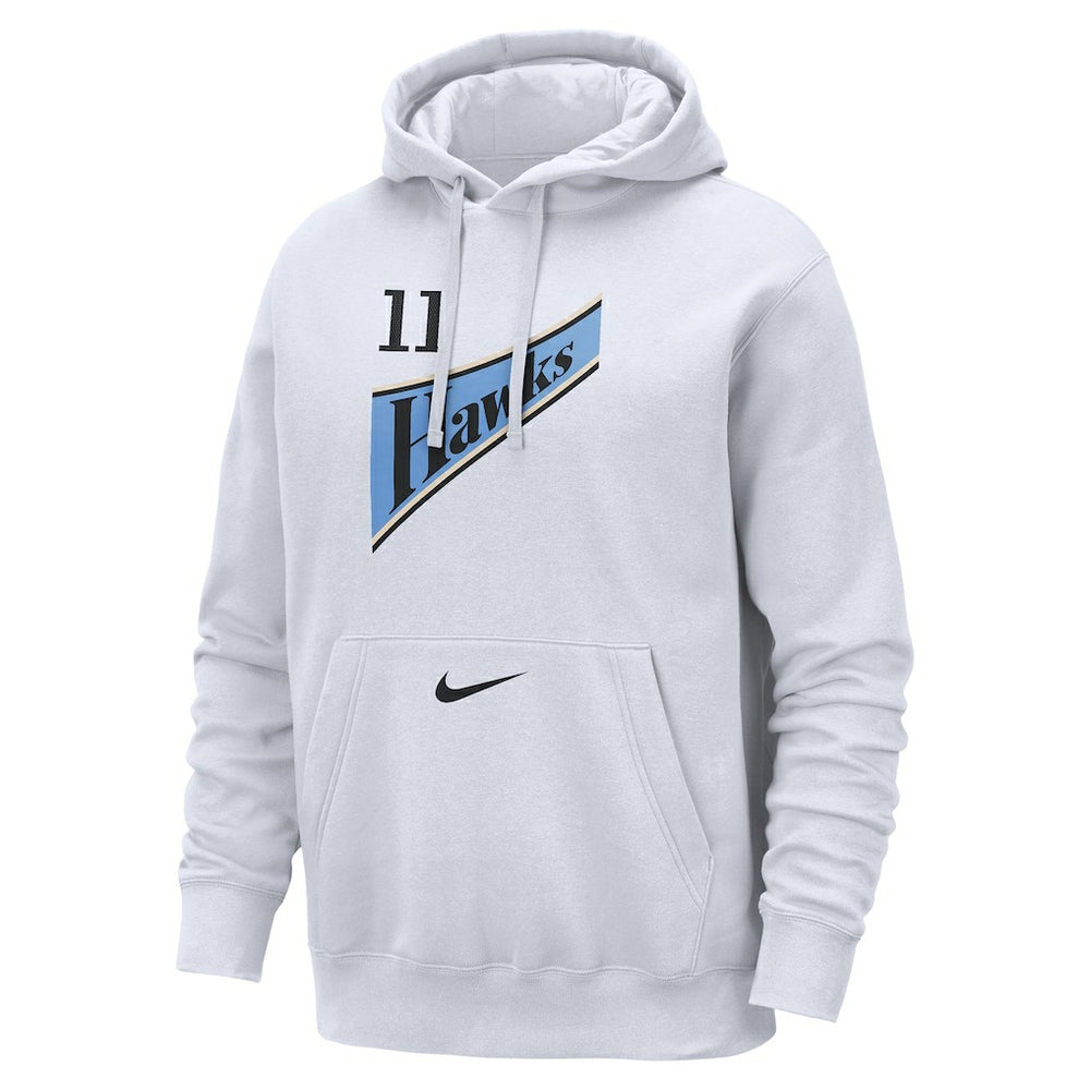 Trae Young Atlanta Hawks 2024/25 Name & Number Pullover Hoodie White - NBA