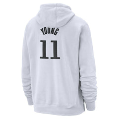 Trae Young Atlanta Hawks 2024/25 Name & Number Pullover Hoodie White - NBA