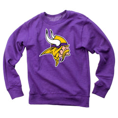 Minnesota Vikings Wes & Willy Youth Reversible Fleece Pullover Sweatshirt Purple | NFL