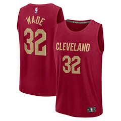 Dean Wade Cleveland Cavaliers Fast Break Player Jersey Icon Editi- Wine - NBA