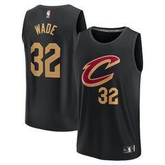 Dean Wade Cleveland Cavaliers Youth Fast Break Replica Player Jersey Statement Editi- Black - NBA