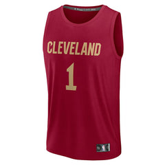Max Strus Cleveland Cavaliers Fast Break Player Jersey Icon Editi- Wine - NBA