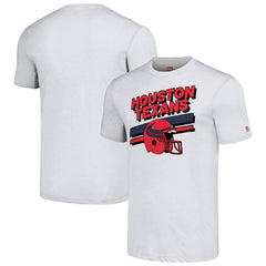 Houston Texans Homage Unisex Striped Tri-Blend T-Shirt Gray | NFL
