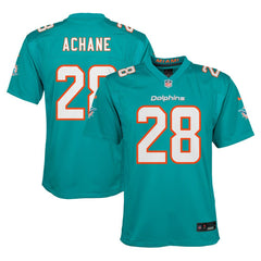 De’Von Achane Miami Dolphins Youth Game Jersey Aqua | Nike for Sale