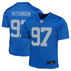 Aidan Hutchinson Detroit Lions Youth Game Jersey Blue | Nike for Sale