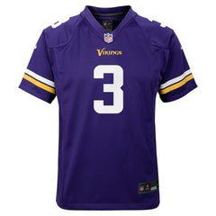Jordan Addison Minnesota Vikings Youth Game Jersey Purple | Nike for Sale