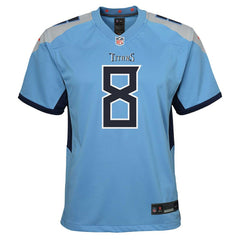 Will Levis Tennessee Titans Youth Game Jersey Light Blue | Nike for Sale