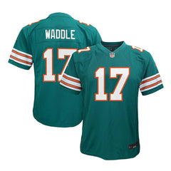 Jaylen Waddle Miami Dolphins Youth Game Jersey Aqua | Nike for Sale