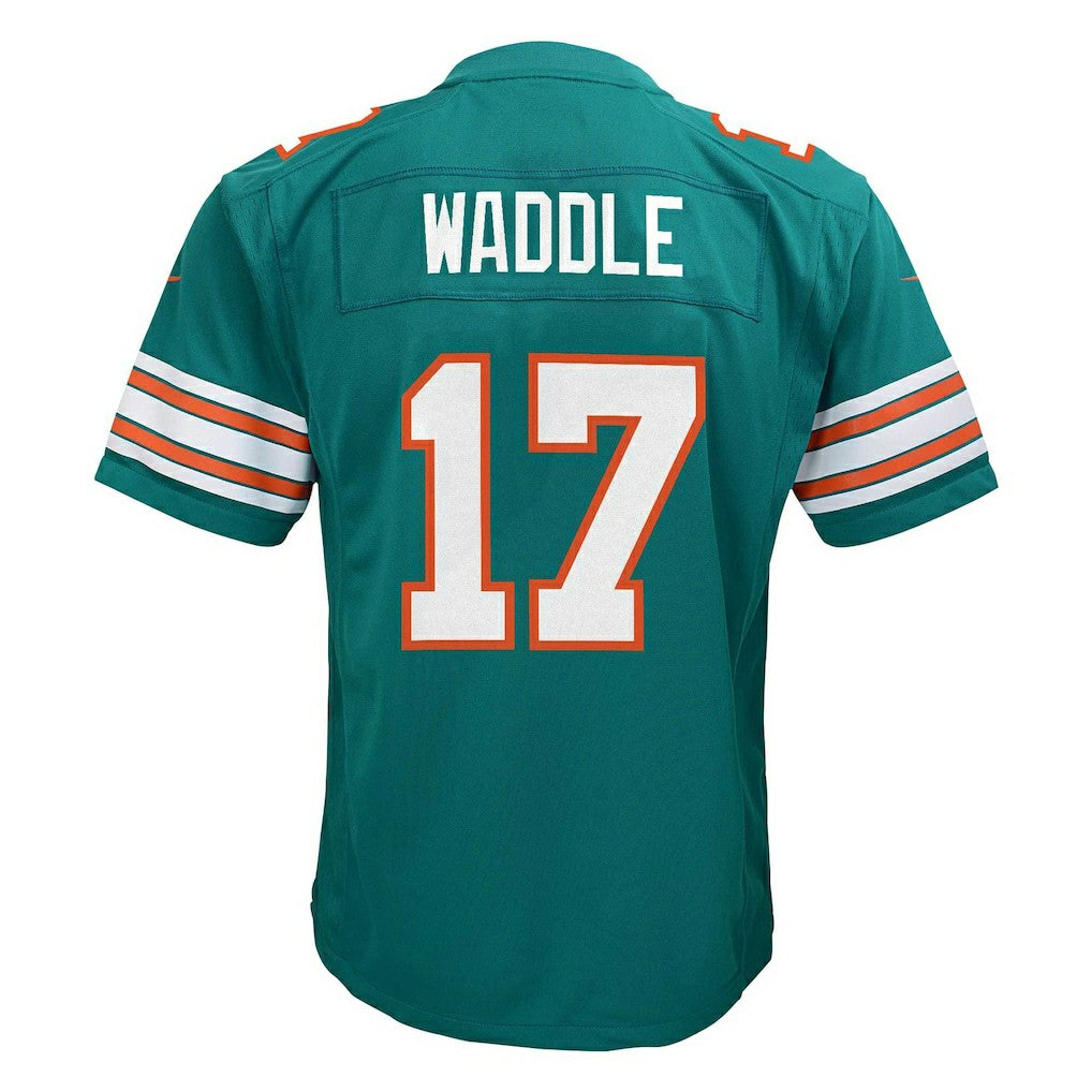 Jaylen Waddle Miami Dolphins Youth Game Jersey Aqua | Nike for Sale