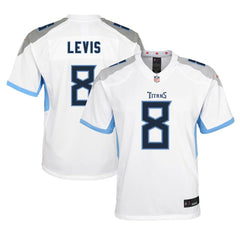 Will Levis Tennessee Titans Youth Game Jersey White | Nike for Sale