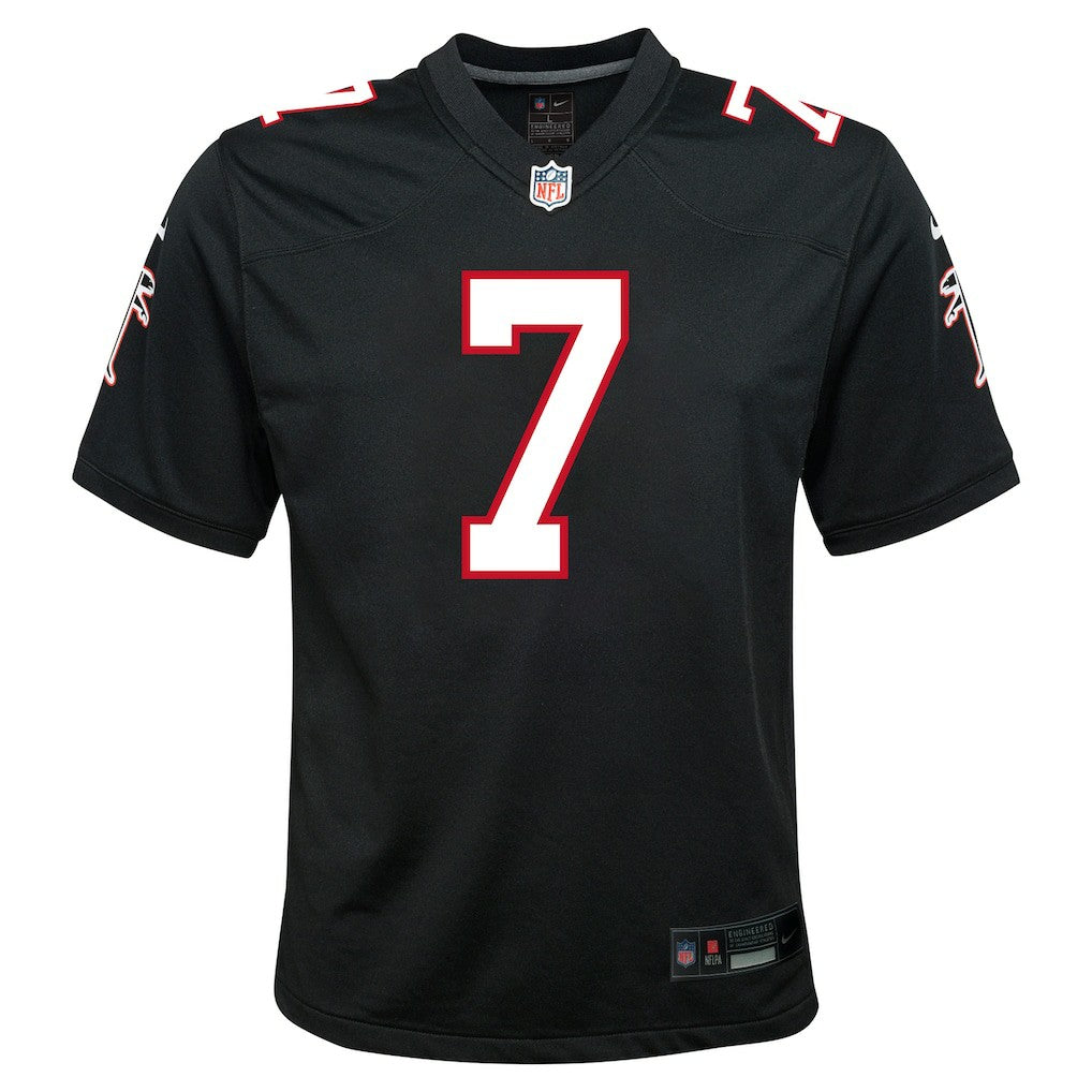Bijan Robinson Atlanta Falcons Youth Game Jersey Black | Nike for Sale