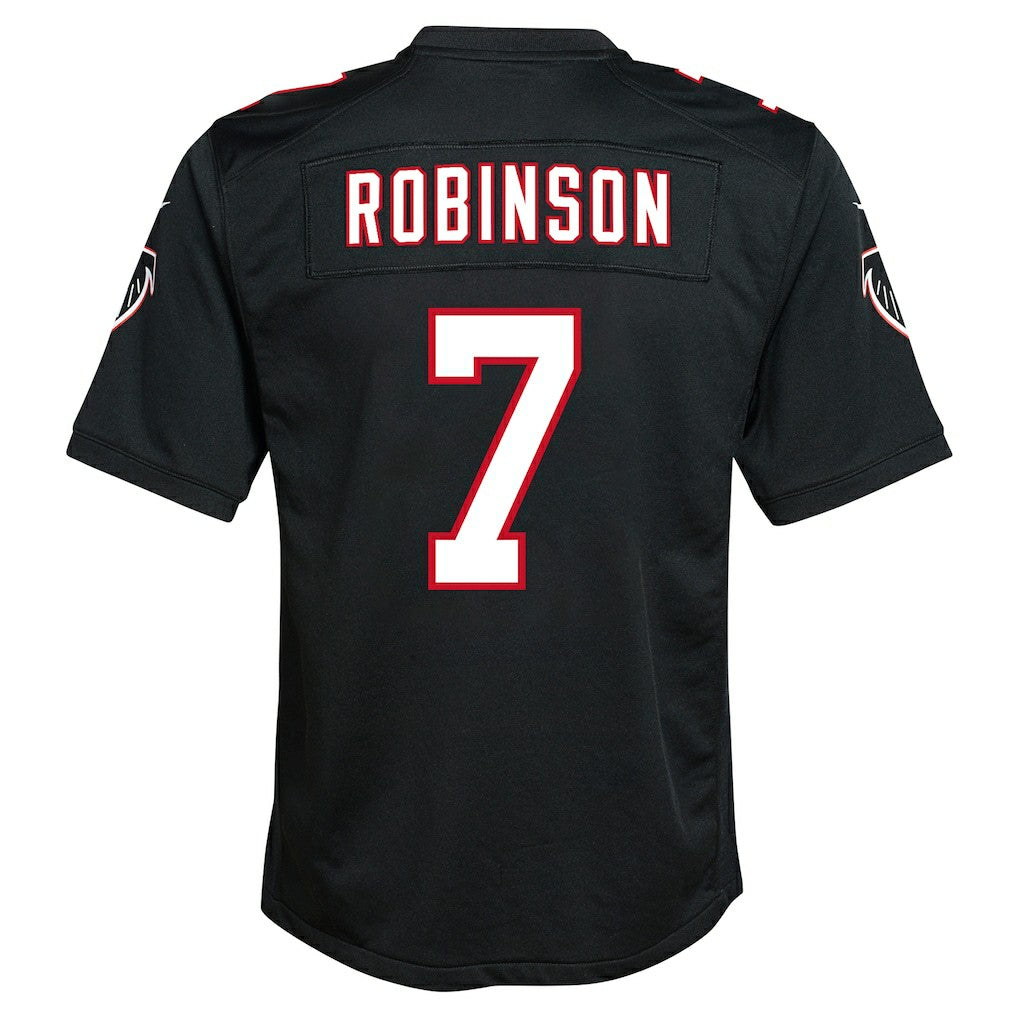 Bijan Robinson Atlanta Falcons Youth Game Jersey Black | Nike for Sale